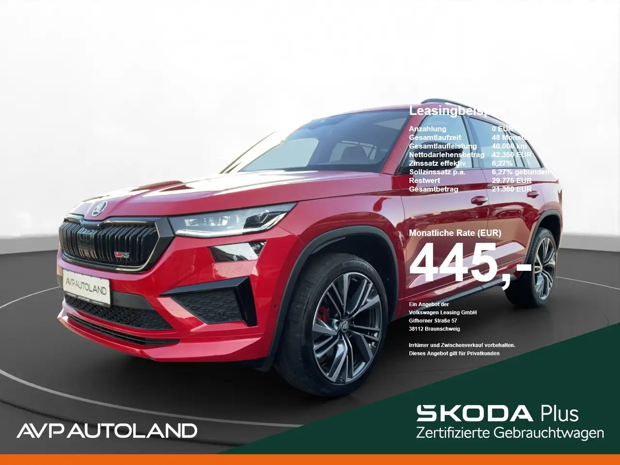Skoda Kodiaq 2.0 TSI DSG 4x4 RS | PANO | STANDH. | AHK — photo 1 of 15