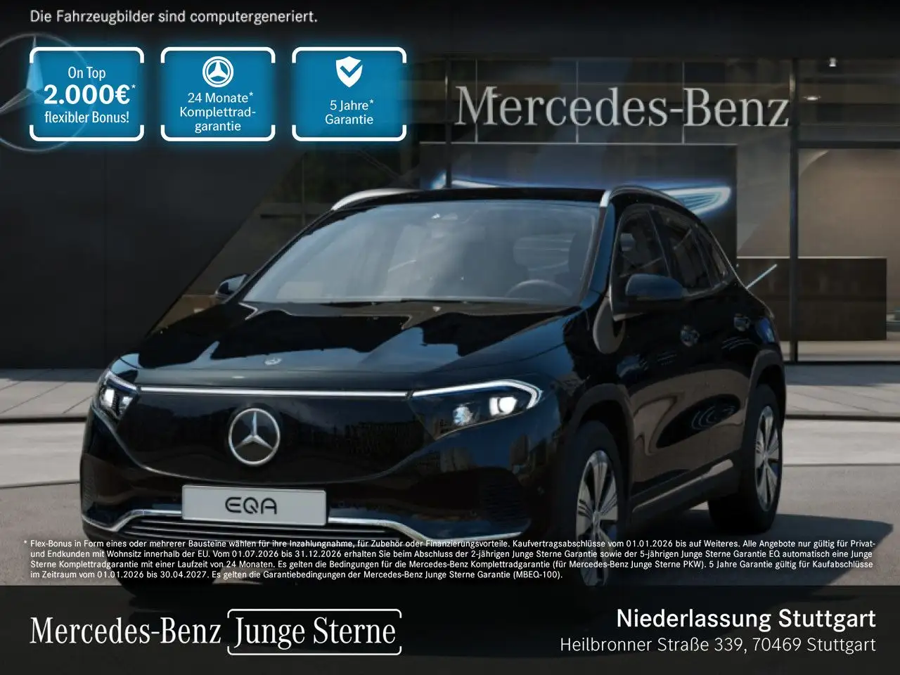Mercedes-Benz EQA 250 PROG+ADVANCED+AHK+KAMERA+SPUR — photo 1 of 15