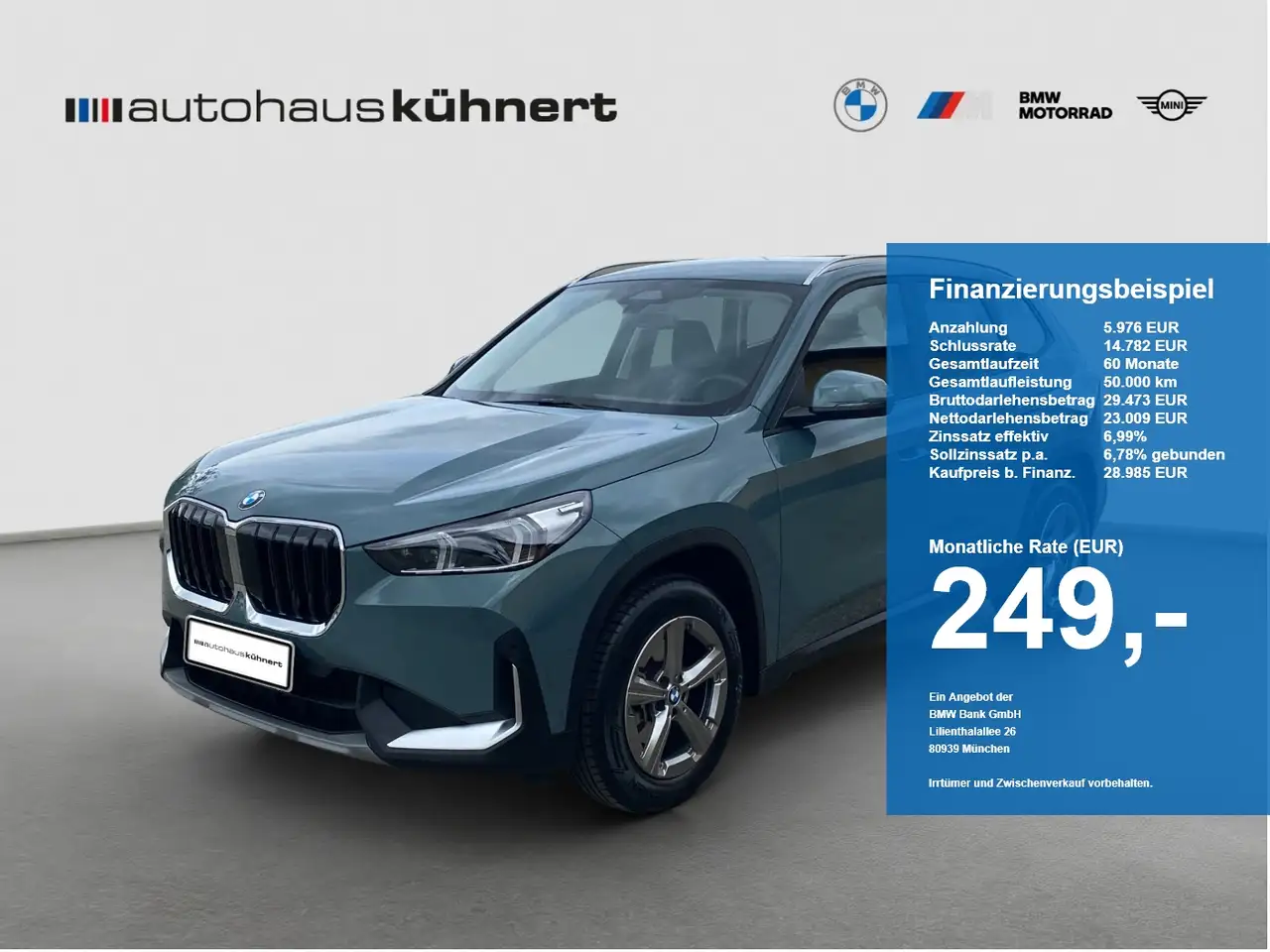 BMW X1 sDrive 18i LED SpurAss Navi ParkAss RFK AUT — photo 1 of 19