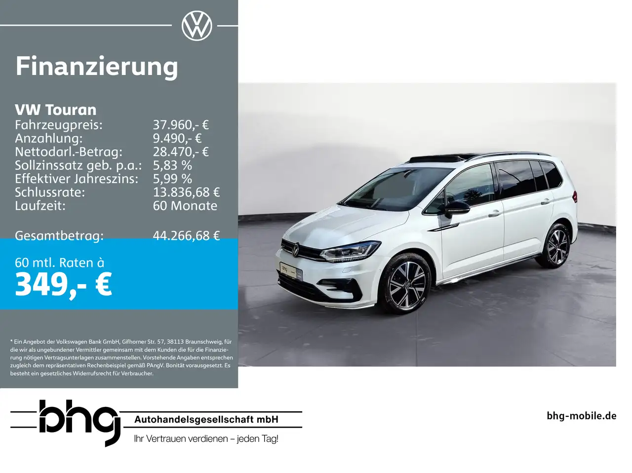 Volkswagen Touran 2.0 TDI DSG HIGHLINE — photo 1 of 22