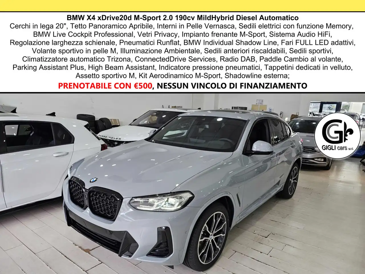 BMW X4 20d M-Sport Tetto Navi LED Clima3Zone MSport — photo 1 of 15