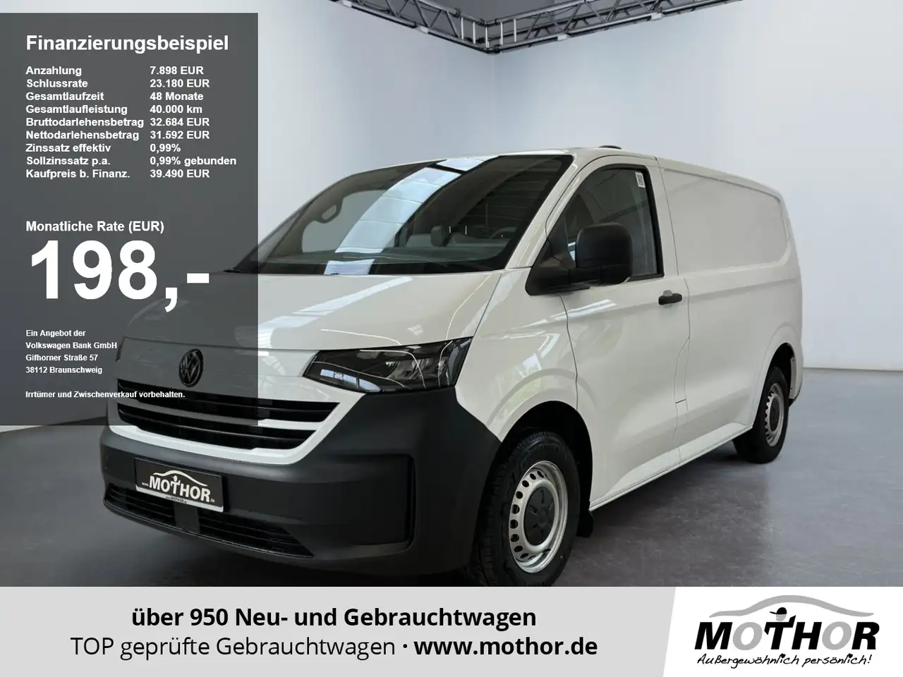 Volkswagen T7 Transporter Kasten 2.0TDI Wireless App-Connect — photo 1 of 15