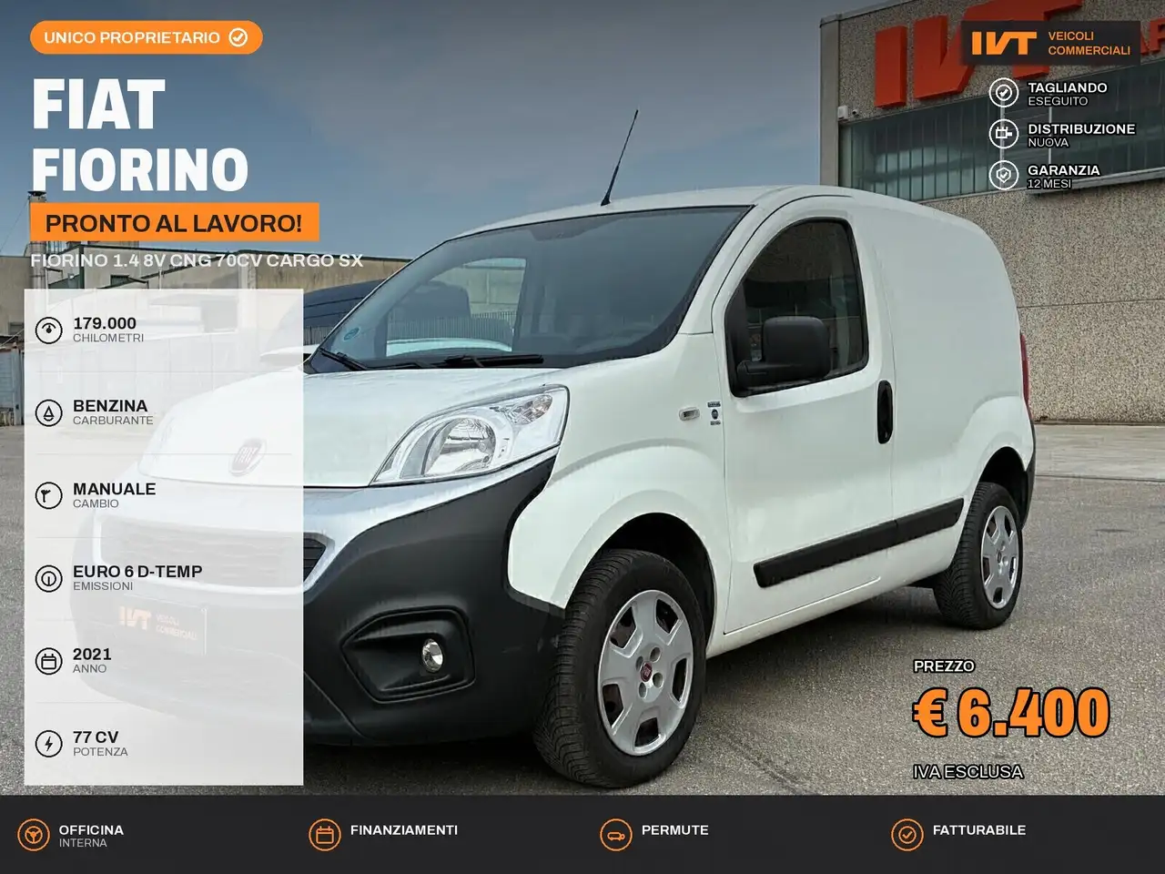 Fiat Fiorino Fiorino 1.4 8V CNG 70CV Cargo SX — photo 1 of 9