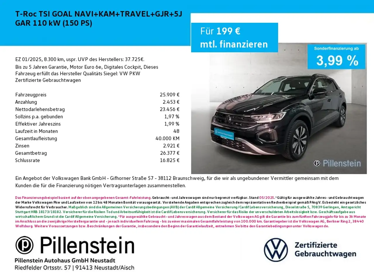 Volkswagen T-Roc TSI GOAL NAVI+KAM+TRAVEL+GJR+5J GAR — photo 1 of 19