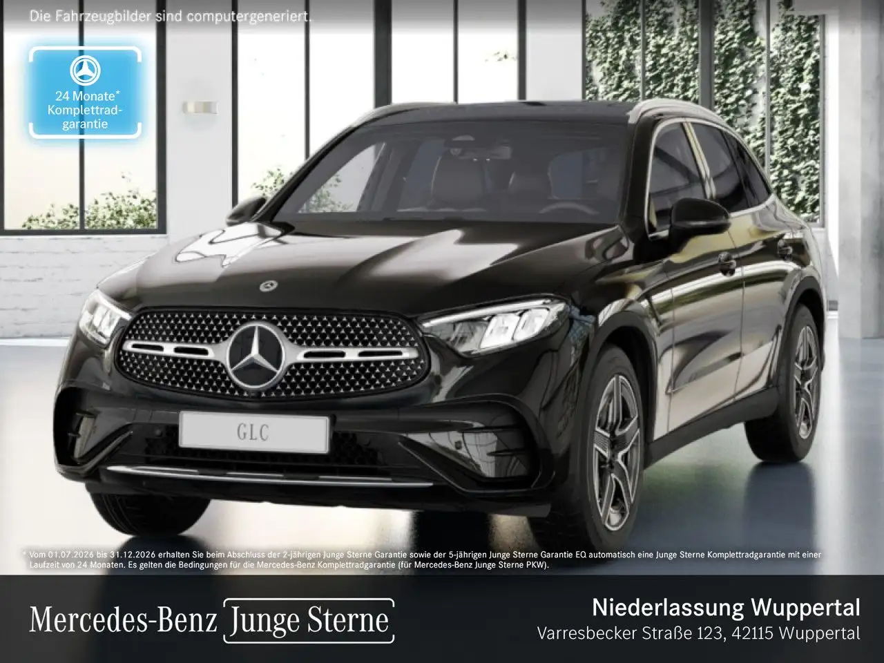 Mercedes-Benz GLC 200 4M AMG+PANO+AHK+LED+KAMERA+TOTW+KEYLESS+9G — photo 1 of 22