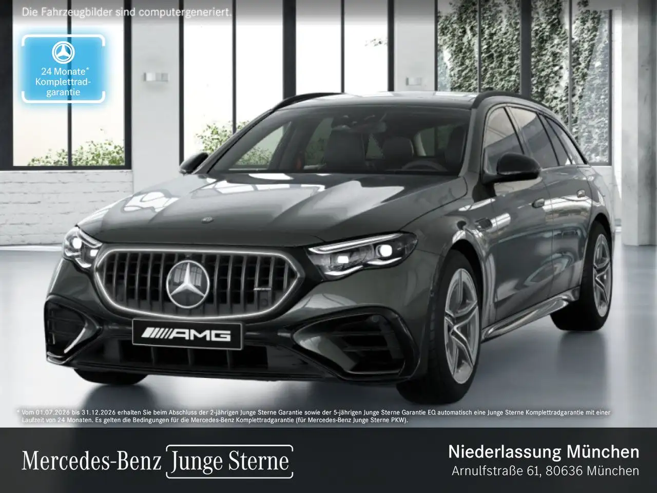 Mercedes-Benz E 53 AMG T 4M Hybrid Fahrass 360° Pano Burmester — photo 1 of 15