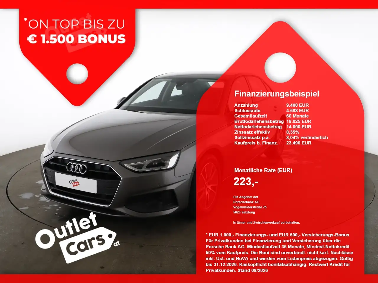 Audi A4 35 2.0 TDI NAVI+RADAR+Standh.+Alcant.+LM+PDC — photo 1 of 25