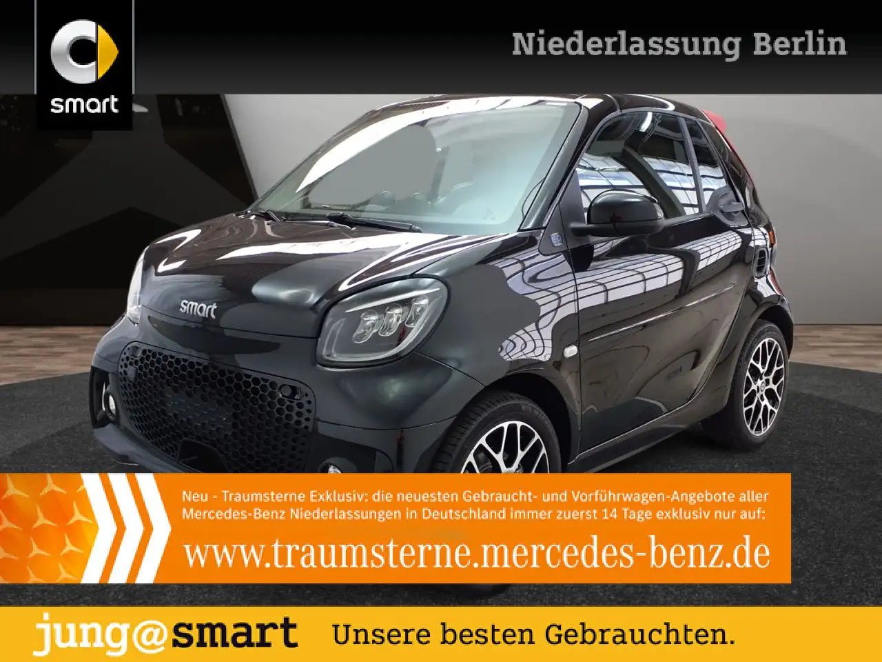 smart forTwo cabrio 60kWed prime SHZ PDC+Kamera Ambiente — photo 1 of 15