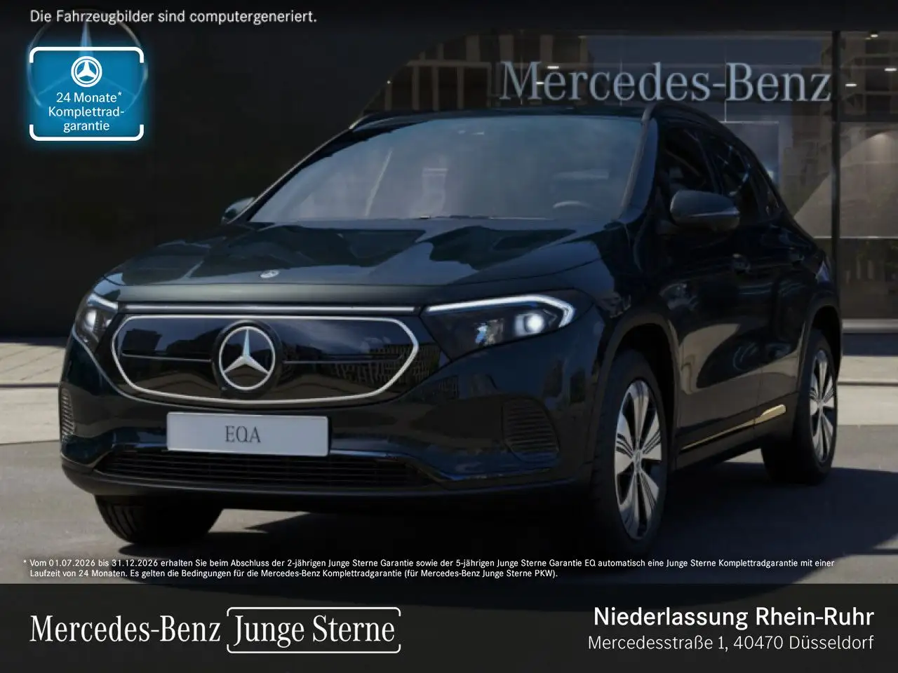 Mercedes-Benz EQA 250 PROG+NIGHT+ADVANCED+360+MEMORY+SPUR — photo 1 of 15