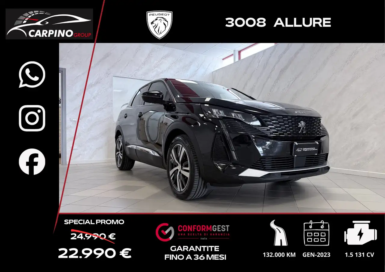 Peugeot 3008 3008 II 2021 1.5 bluehdi Allure EAT8 — photo 1 of 15
