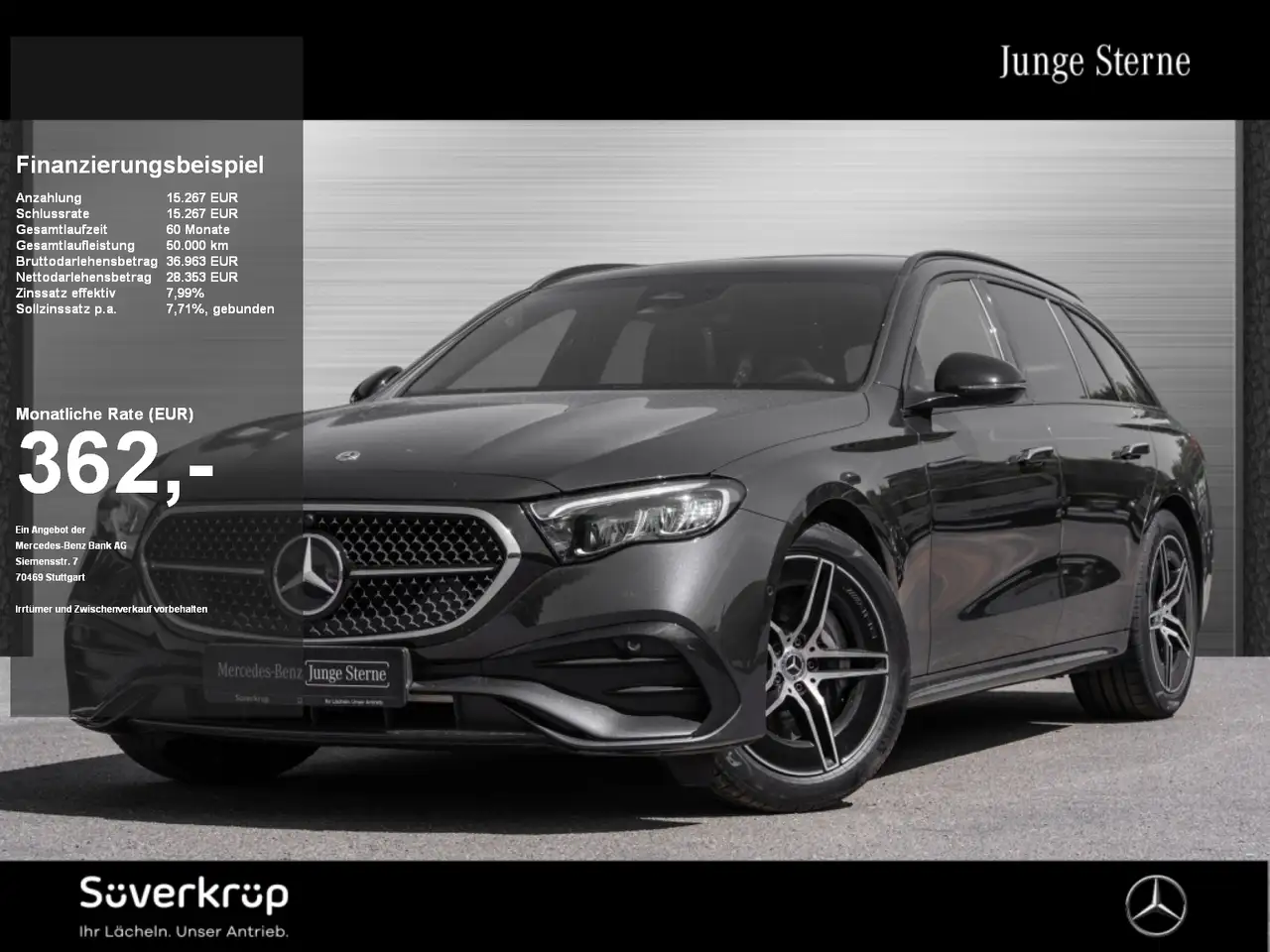 Mercedes-Benz E 200 T , AMG NIGHT AHK DISTR KAMERA PANO SPUR — photo 1 of 15