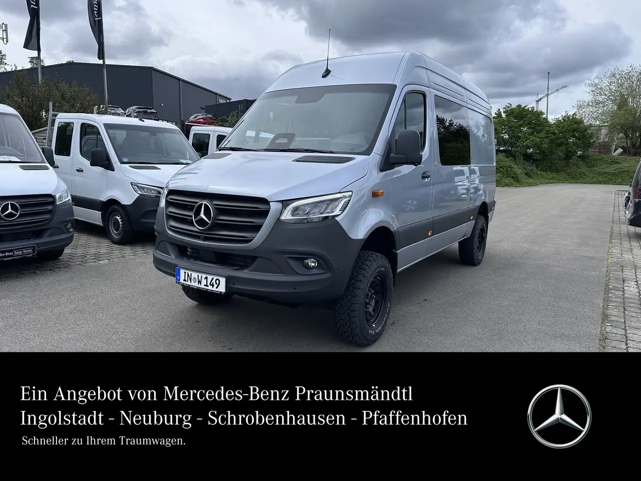 Mercedes-Benz Sprinter 319 CDI 4x4+Wohnmobilvorb.+360Kam+LED — photo 1 of 24