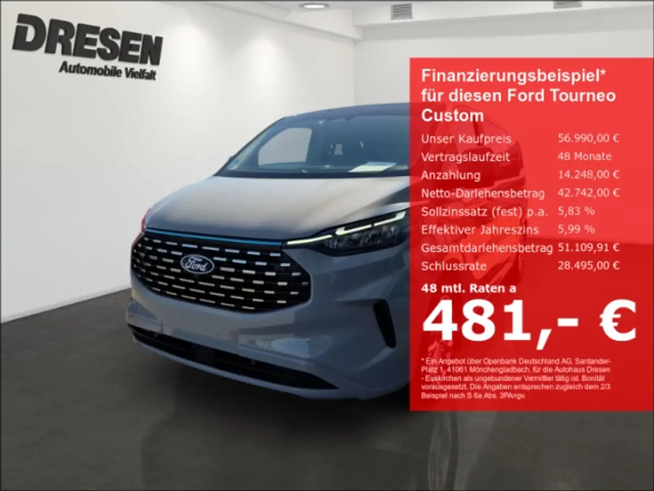 Ford Tourneo Custom 320 L2 Titanium X Allrad 2.0 170PS Automatik/AHK/E — photo 1 of 13