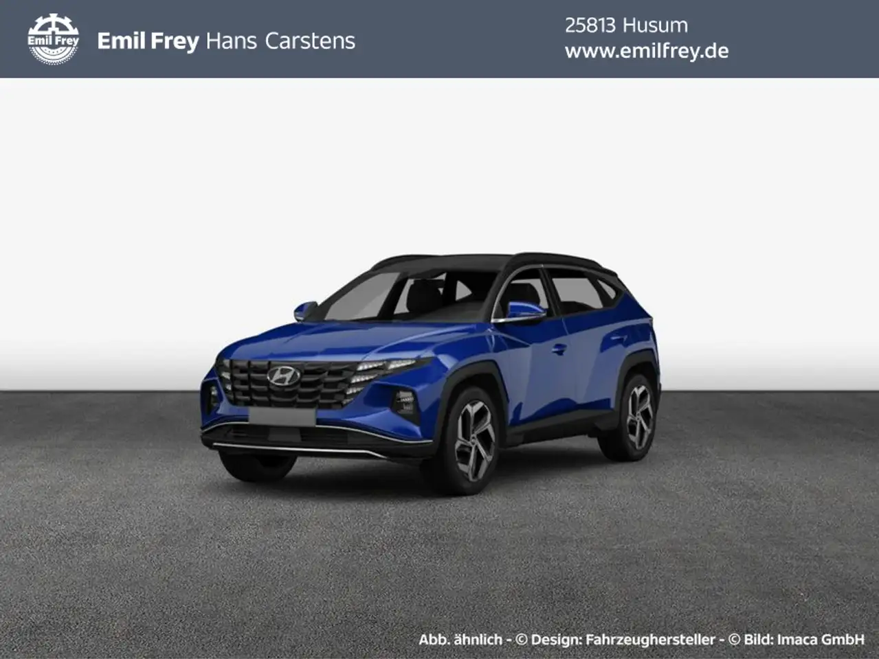 Hyundai TUCSON blue 1.6GDi 2WD Trend — photo 1 of 7