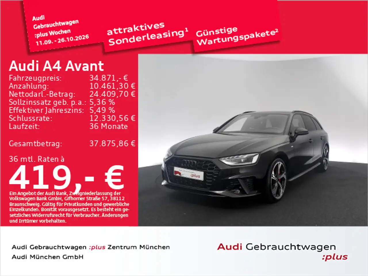 Audi A4 40 TFSI S tronic S line Competition+ Na — photo 1 of 15