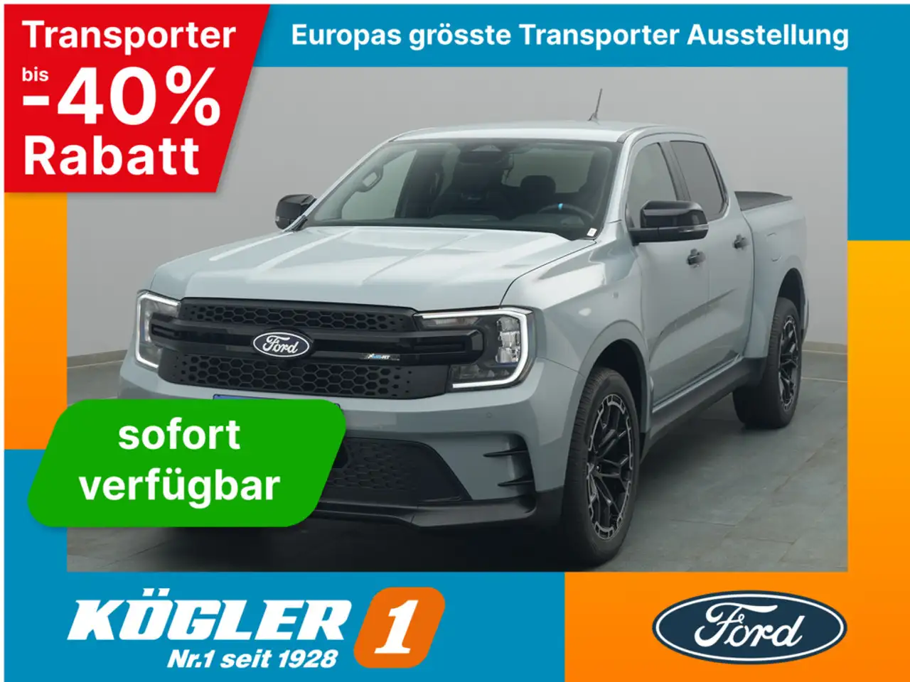 Ford Ranger Doka MS-RT 240PS Aut./Techno-P. -22%* — photo 1 of 40