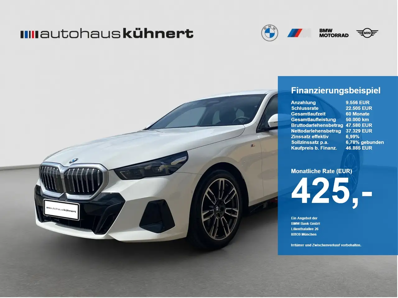 BMW 520 d xDrive Limousine ///M-Sport ACC LED SpurAss 360° — photo 1 of 18
