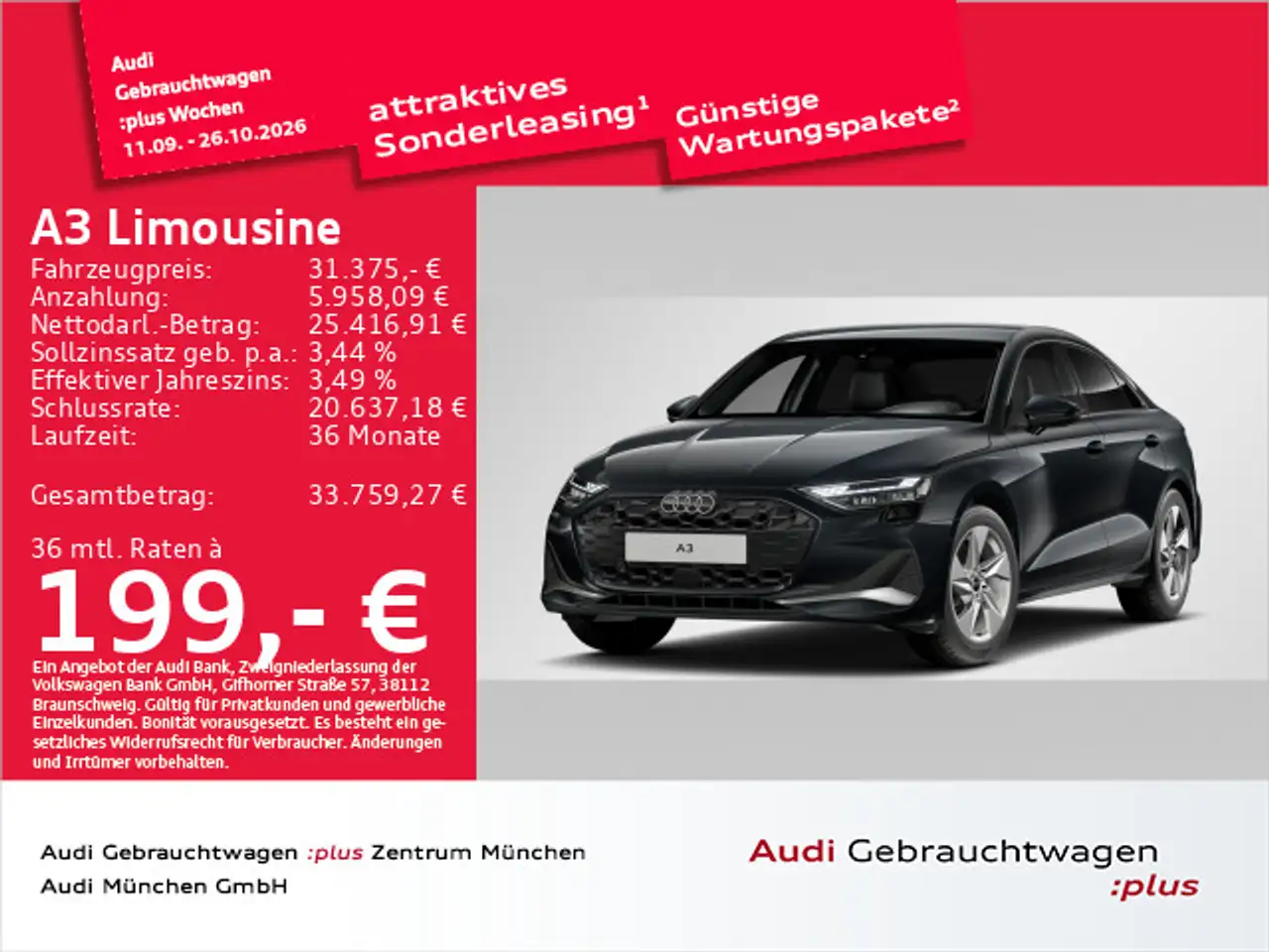 Audi A3 35 TDI S tronic advanced Navi+/ACC/ — photo 1 of 16