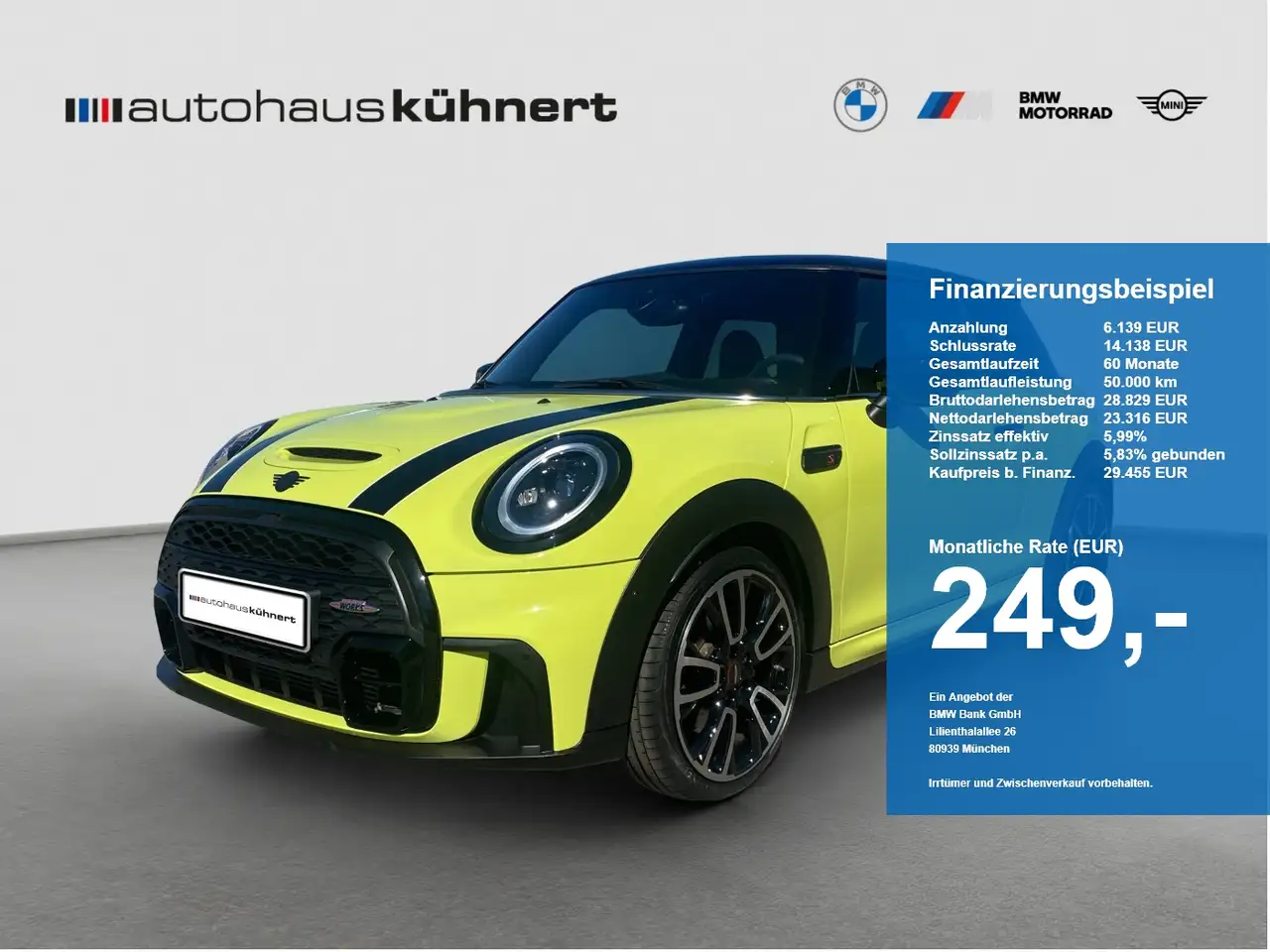 MINI Cooper S JCW Trim LED ACC DrvAss HUD RFK Carplay — photo 1 of 18