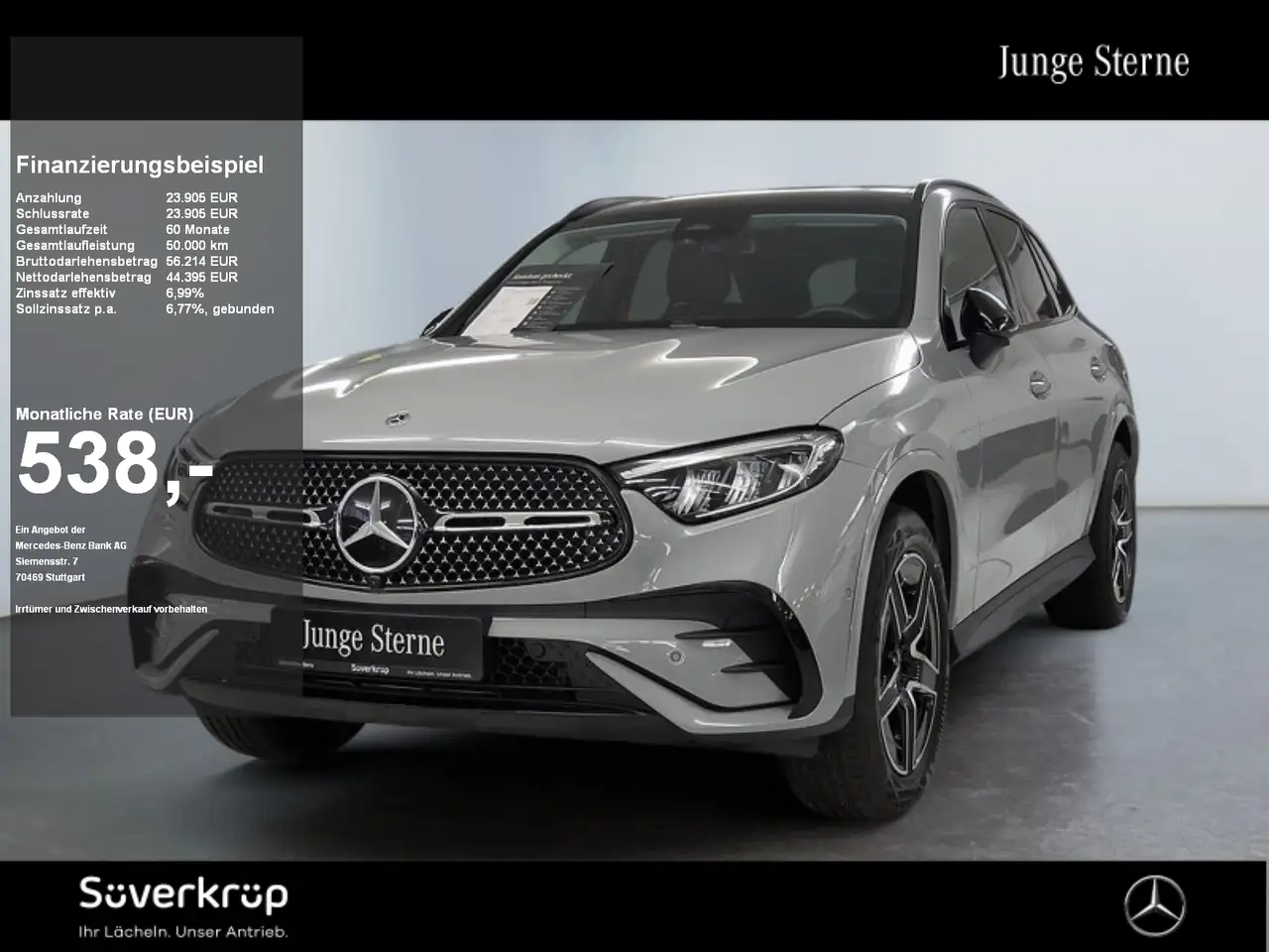Mercedes-Benz GLC 300 de 4M , AMG BURM NIGHT MEMO 360 AHK PANO — photo 1 of 26