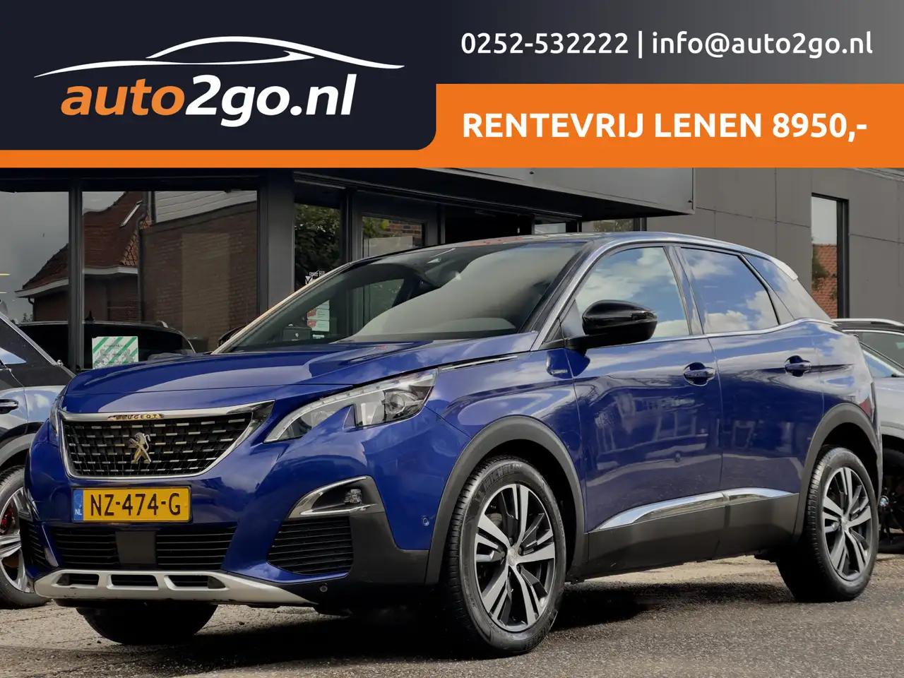 Peugeot 3008 1.6 e-AUT6 GT LINE ACTIE! BETAAL NU 50% 8950 DE RE — photo 1 of 29
