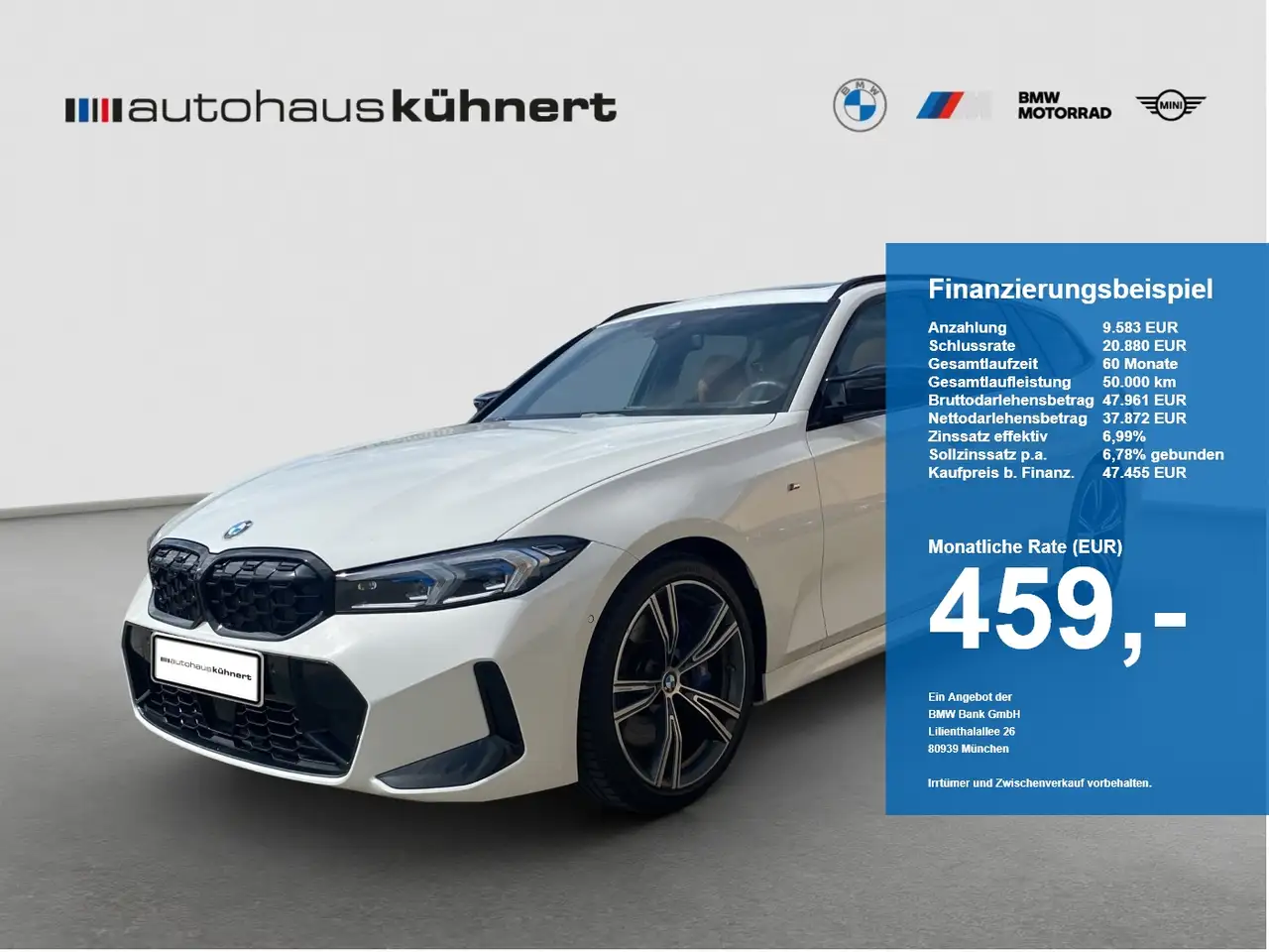 BMW M3 xDrive Touring ///M-Sport ACC Pano HUD H&K — photo 1 of 19
