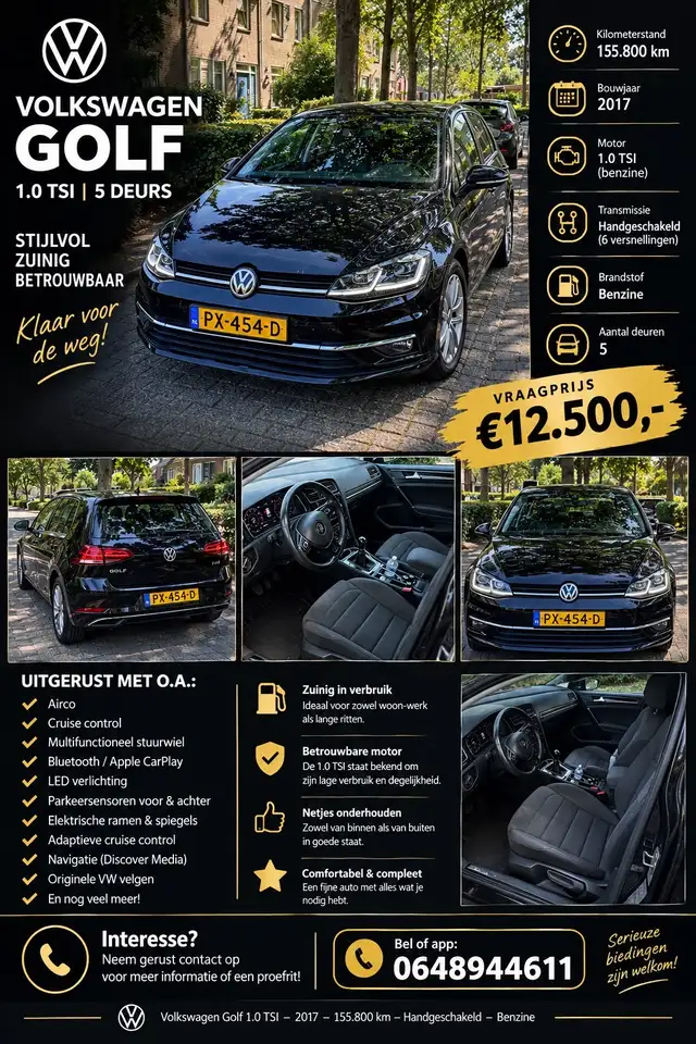 Volkswagen Golf 1.0 TSI Highline — photo 1 of 10