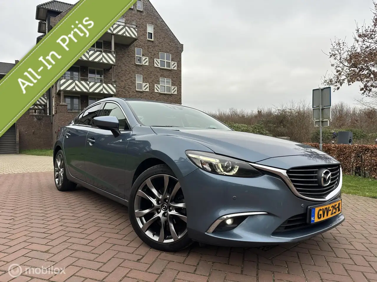 Mazda 6 2.5 SkyActiv-G 192 GT-M Trekhaak Leder LED Navi✅ — photo 1 of 37
