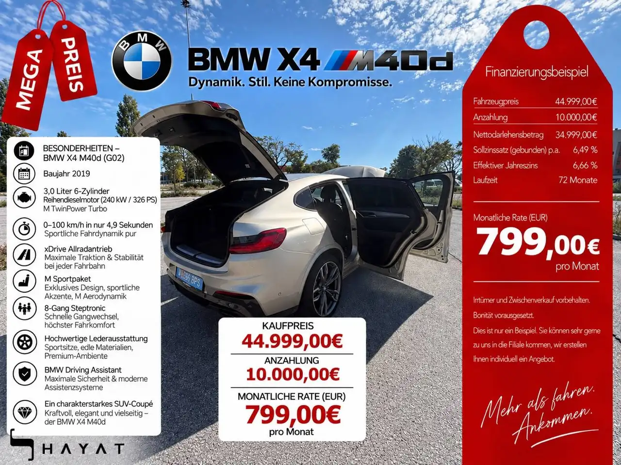 BMW X4 M M40 d — photo 1 of 35