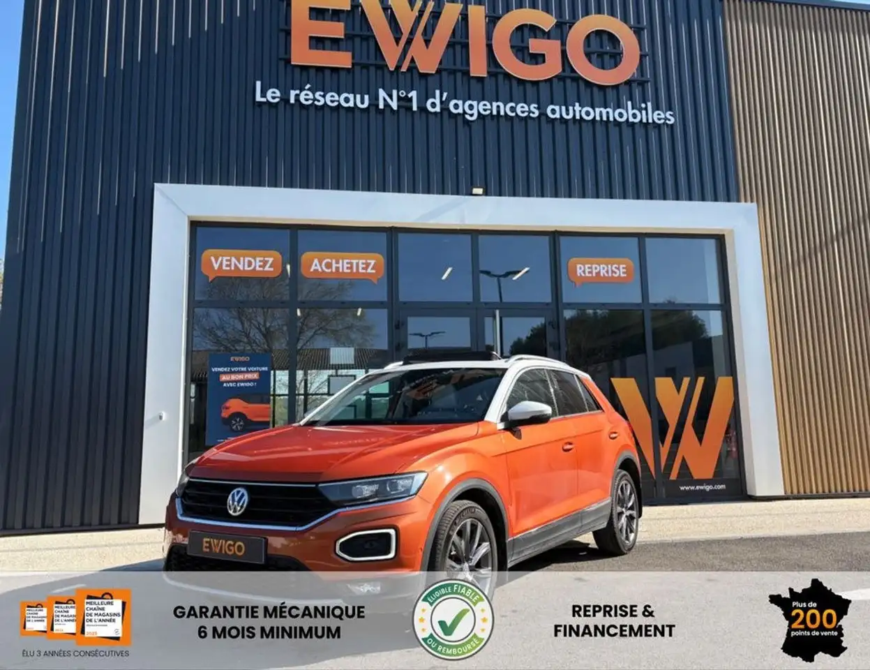Volkswagen T-Roc 2.0 tdi 150ch carat exclusive 4motion toit ouvrant apple carplay — photo 1 of 30