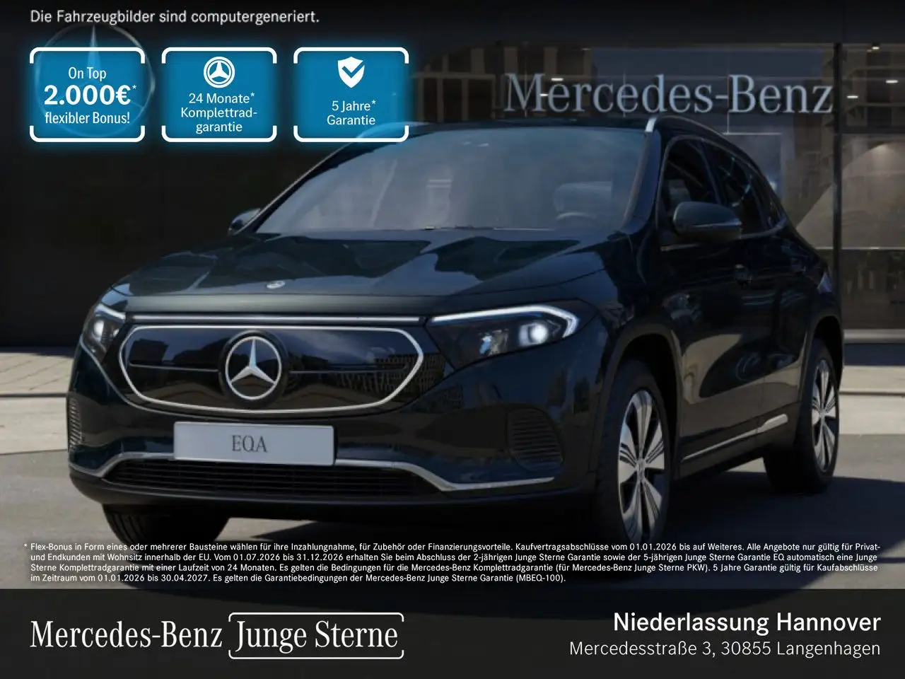 Mercedes-Benz EQA 250 PROG+ADVANCED+AHK+KAMERA+SPUR — photo 1 of 15