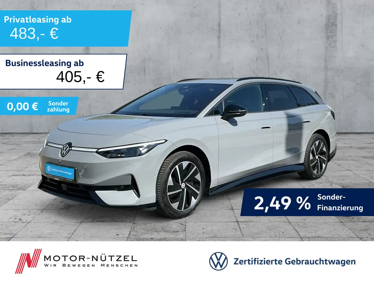 Volkswagen ID.7 PRO MATRIX+NAV+AHK+ACC+WäPu+HuD+360° — photo 1 of 27
