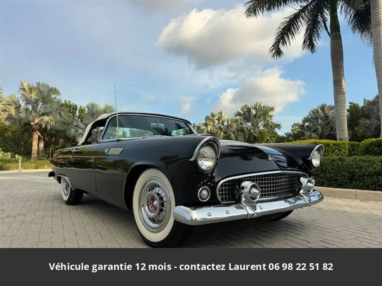 Ford Thunderbird 1955 Convertible 292 CI 195 HP Code P 3 vitesses Tous compris — photo 1 of 40