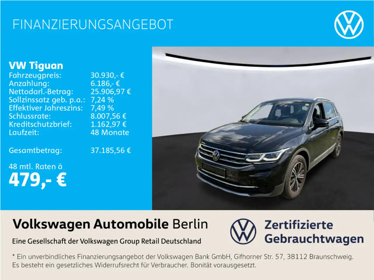 Volkswagen Tiguan 2.0 TDI DSG Elegance 4Motion Navi Matrix — photo 1 of 4