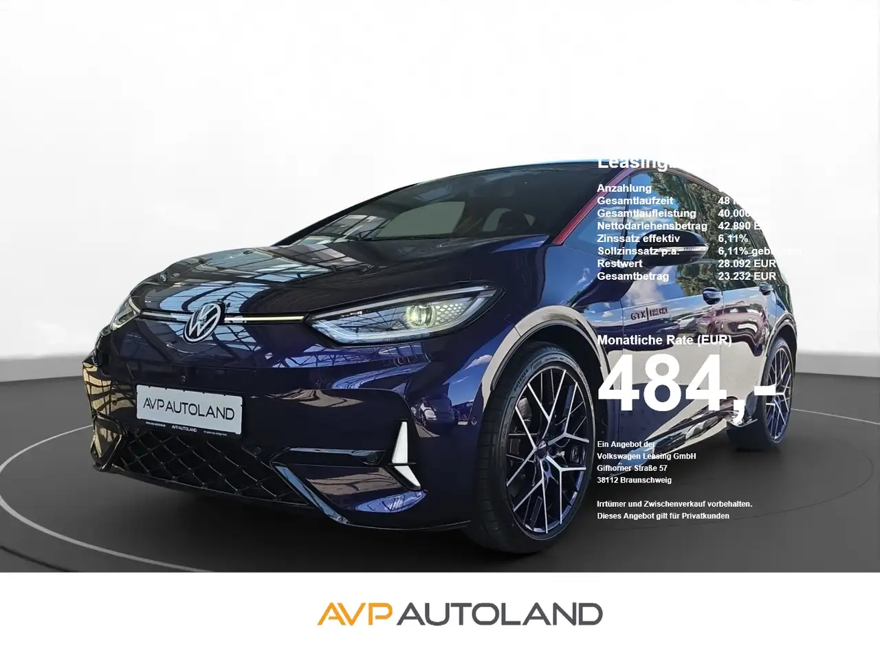Volkswagen ID.3 GTX FIRE & ICE | NAVI | LED | HARMAN | — photo 1 of 15