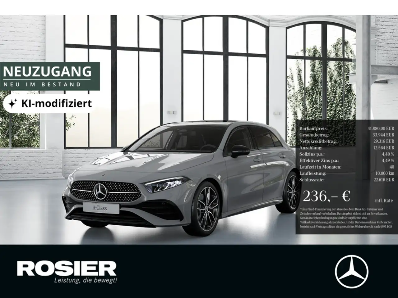 Mercedes-Benz A 220 4M AMG Line Special Edt NIGHT ACC PANO — photo 1 of 24