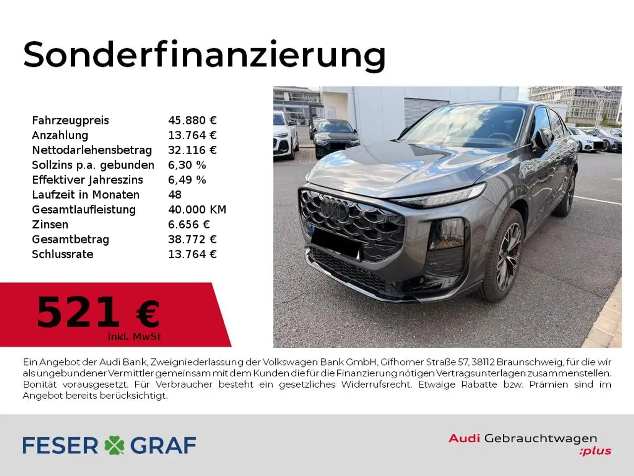 Audi Q3 Sportback TFSI 110 kW S tronic — photo 1 of 13