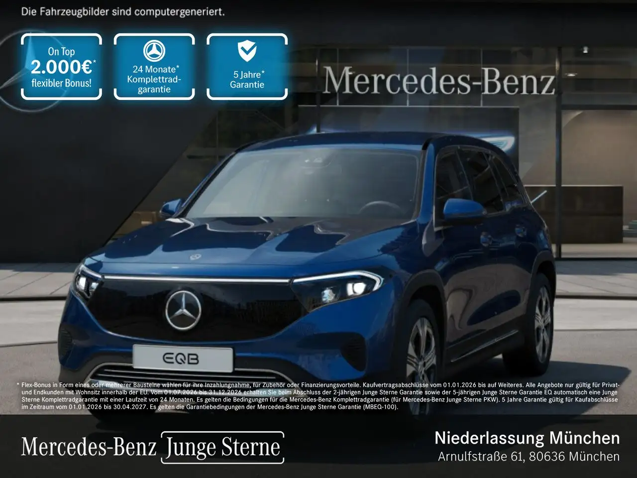 Mercedes-Benz EQB 250 PROG+ADVANCED+AHK+KAMERA+SPUR — photo 1 of 23
