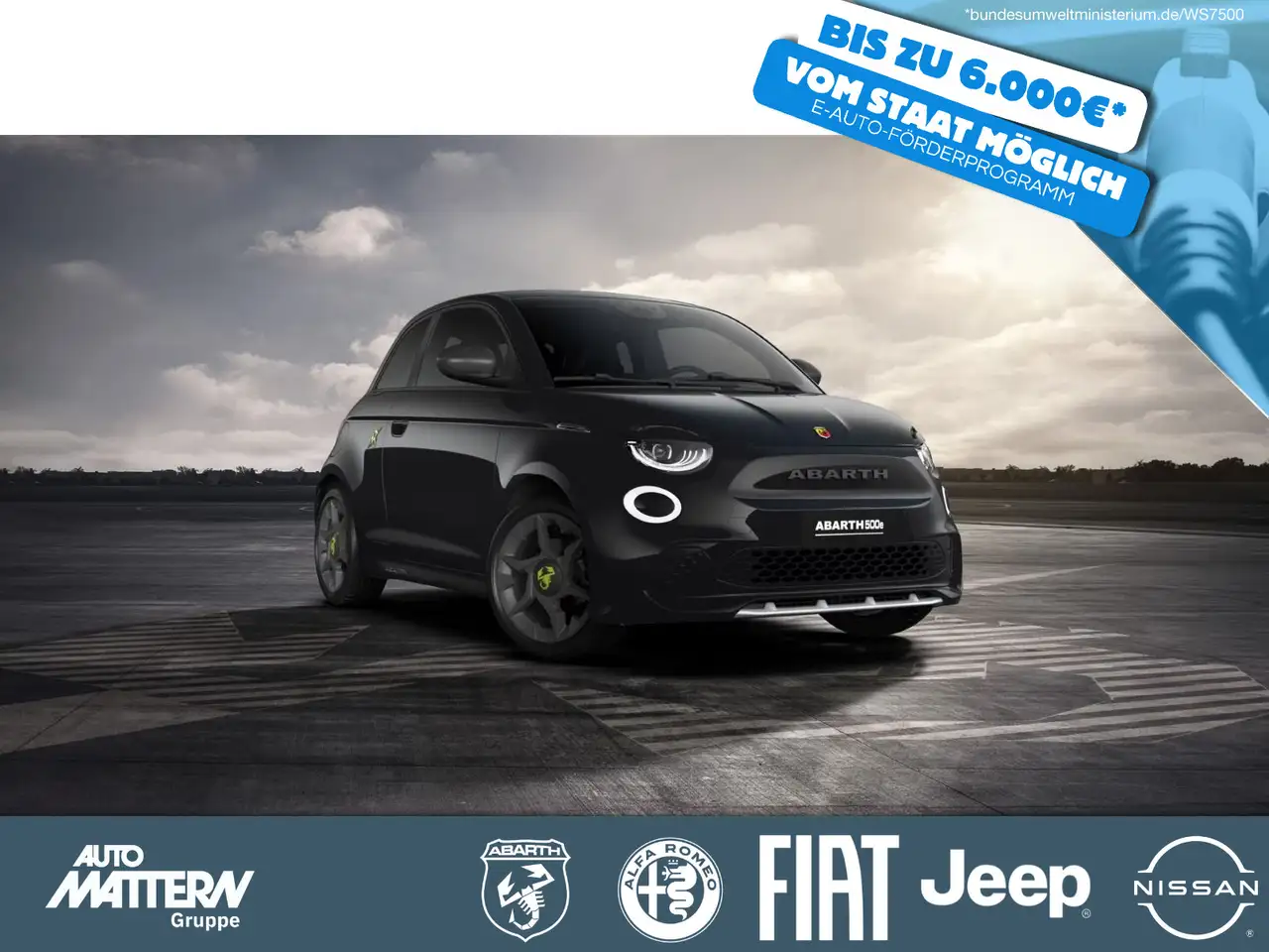Abarth 500 e Autom.|Navi|CarPlay|Klimaaut.|Notbrems. — photo 1 of 9