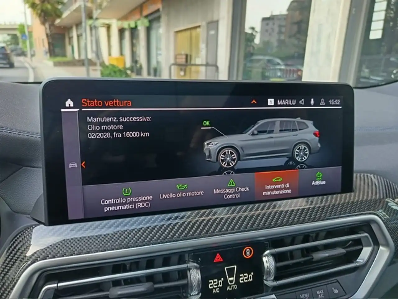2022 BMW X3 X3 xdrive M40d mhev 48V Auto *STRAFULL*, UFF., UNICOP., IVA ESPOSTA, photograph 12