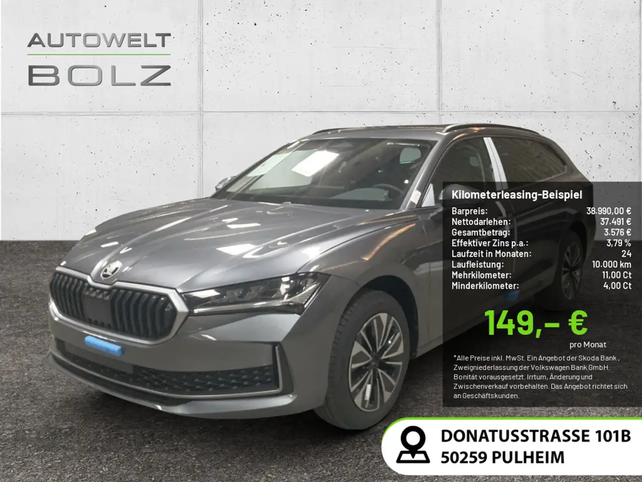 Skoda Superb Combi 2.0 TDI Selection LED NAVI AHK — photo 1 of 22