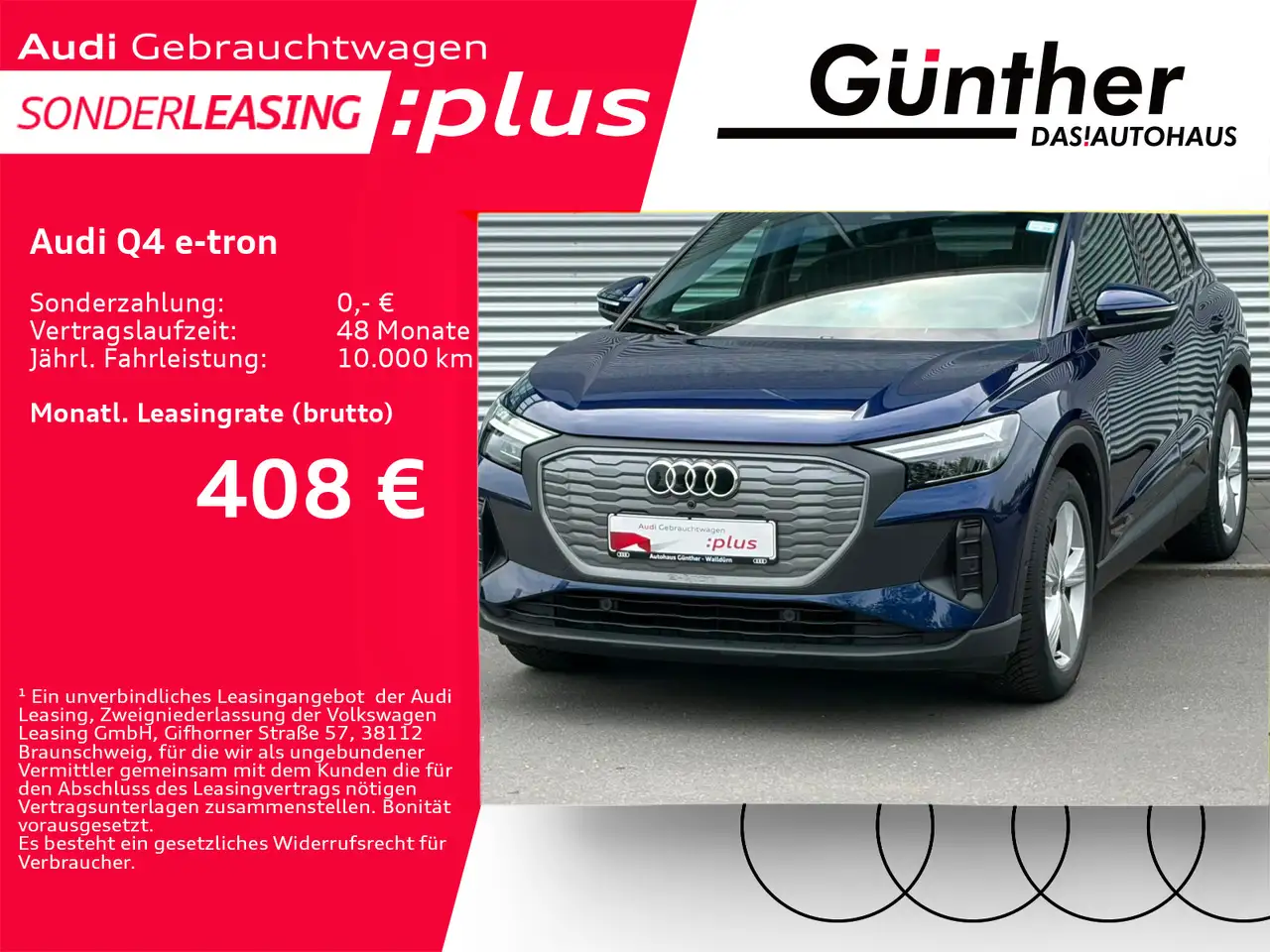 Audi Q4 e-tron 35+KAMERA+HEAD UP+SPORTSITZE+NAVI PRO+ — photo 1 of 13