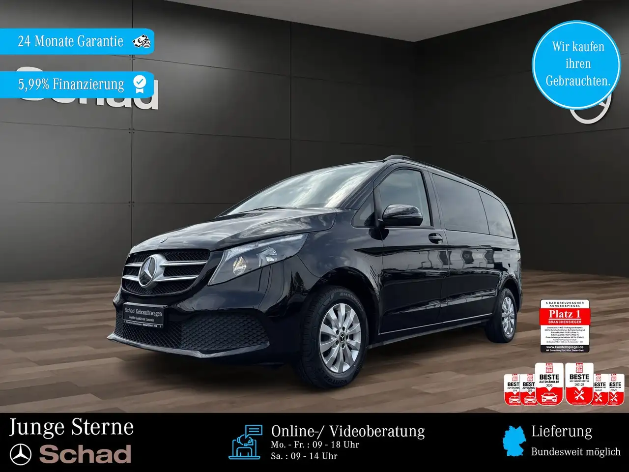 Mercedes-Benz V 220 V 220 d RISE Kompakt NAVI+KAMERA+ASSIST+DAB+SHZ+ — photo 1 of 22