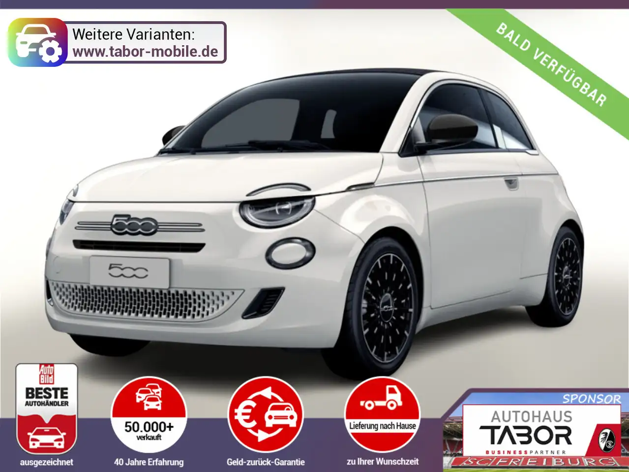 Fiat 500C 500 Cabrio La Prima Nav Keyl SHZ 17Z Kam UVP-26%* — photo 1 of 15