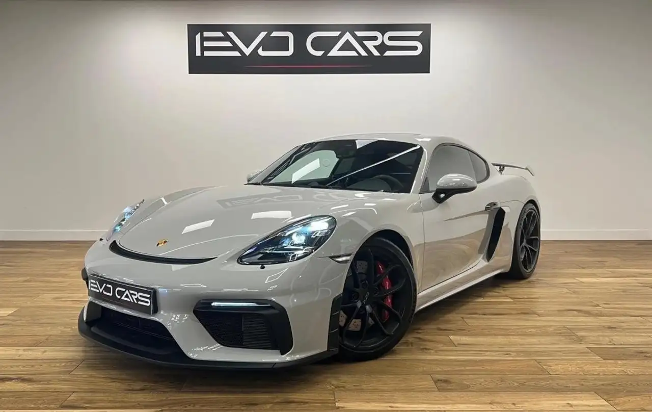 Porsche 718 Cayman GT4 4.0 420 ch / Clubsport / PPF Complet / PSE / PDLS+ / PASM / CarPlay / Craie — photo 1 of 24
