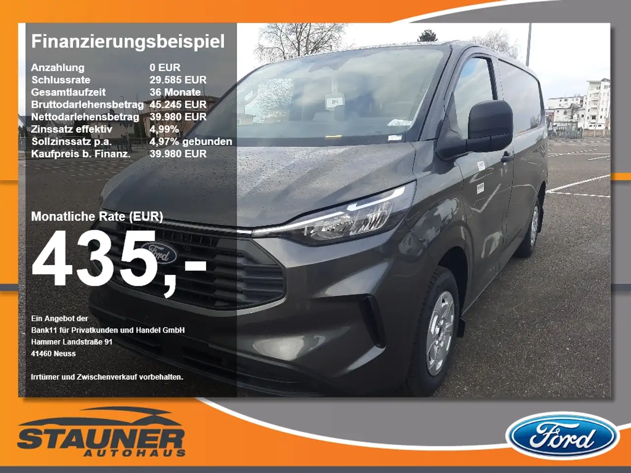 Ford Transit Custom Trend 320L1 AWD Frontscheibe beh. — photo 1 of 31