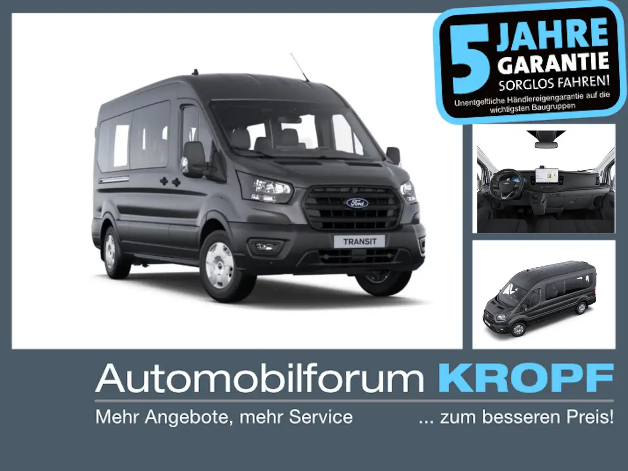 Ford Transit 350 Kombi Trend L3 AHK*NAV*ACC*SHZ*PDC*CAM — photo 1 of 12