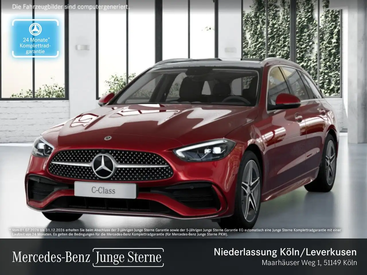 Mercedes-Benz C 300 e T AMG+PANO+AHK+LED+KAMERA+KEYLESS+9G — photo 1 of 15