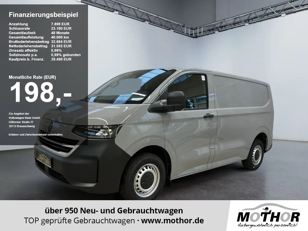 Volkswagen T7 Transporter Kasten 2.0TDI Wireless App-Connect — photo 1 of 30