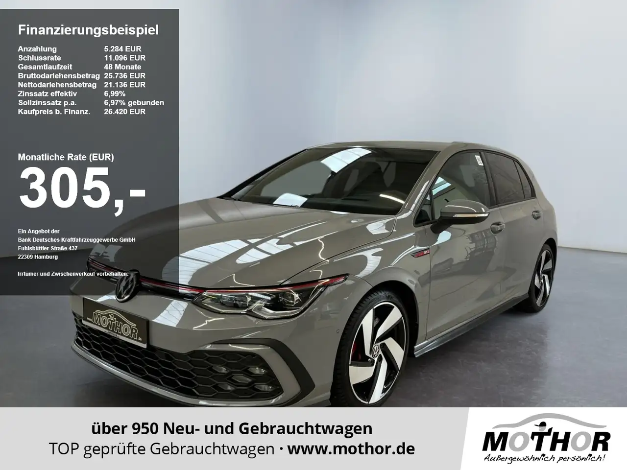Volkswagen Golf VIII GTI 2.0TSI DSG ACC DynLicht AHK Kamera — photo 1 of 30